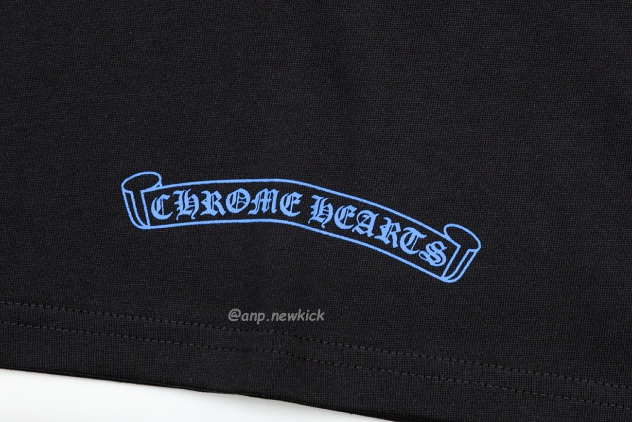 Chrome Hearts White Black Light Blue Dice T Shirt (12) - newkick.cc